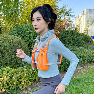 Chaleco de Hidratación Reflectante Ligero Personalizado con Cierre de Cremallera, Secado Rápido, Transpirable, de Poliéster, para Correr al Aire Libre, Nuevo y a la Moda - Product Image 5