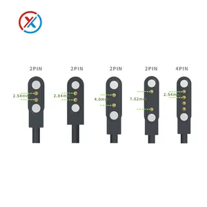 Magnetic data cable New products in 2023 Multi-pin Black White 2PIN 4PIN magnetic charging cable