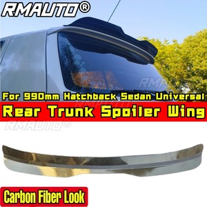 Alerón de Techo Universal de 990 mm para Hatchback y Sedán, Aspecto de Fibra de Carbono, Alerón Trasero para Coche, Kit de Carrocería, Accesorios para Coche - Product Image 1