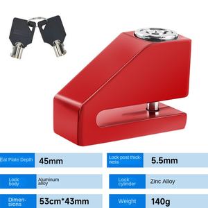 Cilindro de Bloqueo Antirrobo y Antipalanca de Aleación de Zinc sin Llave para Moto, Cilindro de Bloqueo de Disco de Freno Atómico Tipo Plum - Product Image 6