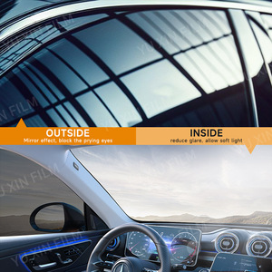 <span class=keywords><strong>Film</strong></span> de protection solaire et de confidentialité Yuxin 99UVR 3Mil pour vitres, <span class=keywords><strong>film</strong></span> teinté réfléchissant pour vitres de voiture - Product Image 3