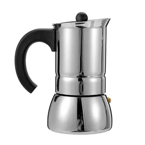 Everich Moka Stovetop 에스프레소 라떼 커피 메이커 Percolator 냄비