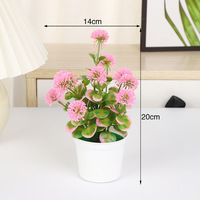 Künstliche Pflanze Bonsai Topf konservierte kugelförmige Blume Mini Party Büro Dekoration Großhandel Neues Produkt Braut strauß