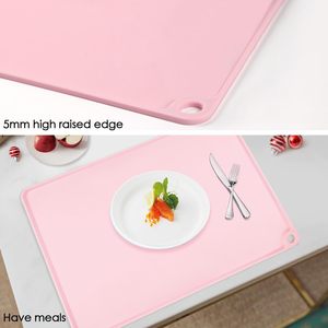 Tapete de Silicona con Bordes Elevados, Resistente al Calor, Tapete para Hornear, Tapete para Niños, Reutilizable, Tapete para Encimera de Cocina, Tapete para Amasar de Silicona - Product Image 3