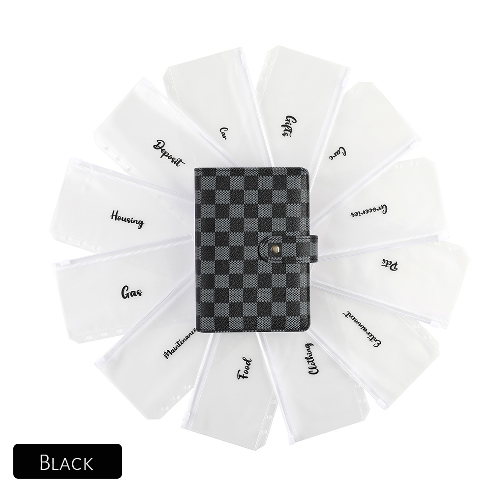 Black Cash Binder