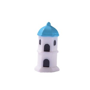 Casetta in miniatura in stile europeo Baomai per micro-paesaggi, decorazione da <span class=keywords><strong>giardino</strong></span> a tema faro e spiaggia, micro-paesaggio fai da te - Product Image 5