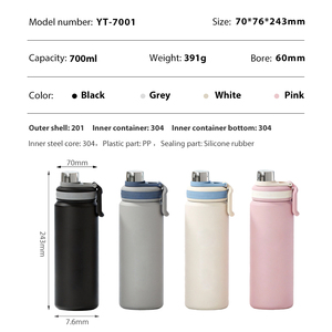 YATAI Cartoon Design Stainless Steel Double Wall Vacuum Tumbler Water Bottle <strong>Flask</strong> 6-12 Hours Keep Warm <strong>Hot</strong> - Product Image 6