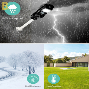 Tất Cả Watts 20W <span class=keywords><strong>40W</strong></span> 60W 90W <span class=keywords><strong>Solar</strong></span> Deck Lights Giá Cao Lumen IP65 Chống Thấm Nước Tích Hợp Tất Cả Trong Một Đèn Đường Năng Lượng Mặt Trời - Product Image 3