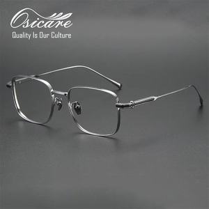 Gafas De marca De diseñador De lujo, Gafas Brillen Japón Len Montura De Gafas De Lujo para hombre, montura De Gafas De titanio puro - Product Image 2