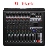 Nouveautés de la série B6 B, table de mixage audio DJ professionnelle, effets 99DSP intégrés, deux entrées stéréo, carte son