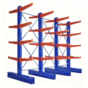 Wholesale Heavy Duty Warehouse <strong>Storage</strong> Racks Orange Cantilever Racking Systems Solution Double Side Cantilever Steel Racking - Product Image 2