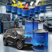 Pintura Automotriz 1K Transparente de Fábrica para Recubrimiento y Pintura Automotriz, Barniz Acrílico y Material de Poliuretano Poliéster