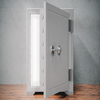 Portes blindées résistantes aux scies et aux perceuses pour le stockage d'objets dans les archives