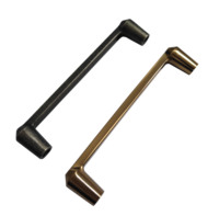 Poignées et boutons en diamant en Zamak doré pour tiroirs de meubles, armoires, commodes, hôtels, cuisines et salons