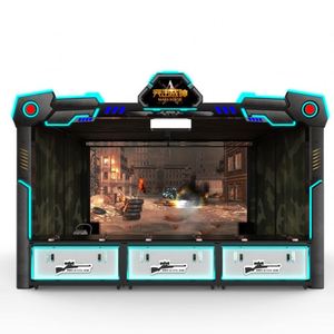 เครื่องเกมยิงปืนอาร์เคดยอดนิยม 30 เกม โครงสร้างโลหะและอะคริลิก 110V/220V สำหรับผู้เล่น 6 คน - Product Image 1