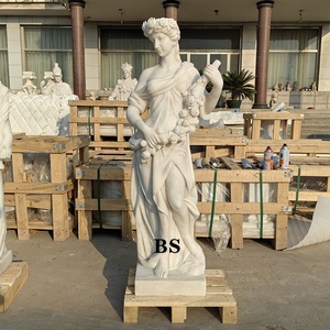 Tamaño natural Jardín al aire libre Dioses griegos <span class=keywords><strong>Estatua</strong></span> de mármol Escultura de mujeres - Product Image 3