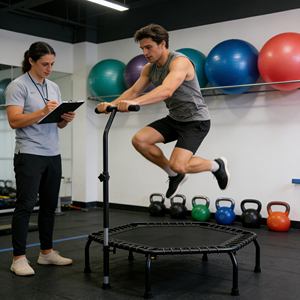 Trampolín de Rebote Cardiovascular para Niños para la Salud Linfática y Ejercicio Aeróbico Suave para Cuerpos Jóvenes - Product Image 2