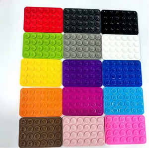 Support de téléphone en silicone double face antidérapant avec ventouse à bulles, support adhésif amovible pour coque de téléphone compatible - Product Image 6