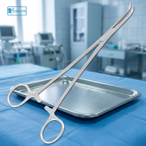 Pinzas Hemostáticas Six Flowers F6-217, Instrumento Quirúrgico Manual, Certificado CE, Acero Inoxidable de Alta Calidad, 1 Año de Garantía - Product Image 3