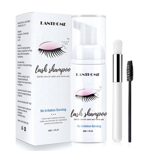 Venta al por mayor, Lash lavado limpiador espuma de visón pestañas falsas champú de extensión de pestañas limpiador con cepillo - Product Image 6