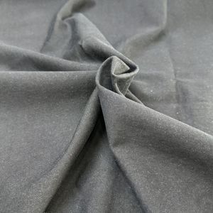 Tissu en denim indigo tissé extensible Lizhi BLEU GRIS, teint en fil, 71% coton, 26% polyester, 2% élasthanne, en rouleau, pour filles - Product Image 3