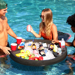 Soporte para bebidas de fiesta, refresco, mesa, comida, barras de desayuno, piscina, bebida, bandeja flotante para piscina - Product Image 4