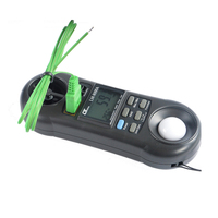 Lutron-Detector portátil de velocidad del viento, temperatura, humedad, intensidad de luz