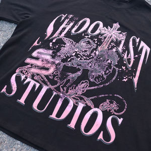 Camisetas de Hombre <span class=keywords><strong>Rabal</strong></span> OEM ODM, Personalizadas con Serigrafía, Tejidas, Corte Regular, Estilo Vintage, Tejido Grueso - Product Image 3