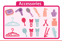 Jouet de beauté pour femmes, poupée de princesse à la mode, avec vêtements et chaussures, bras et jambes mobiles, 11.5 pouces