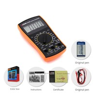 Shengce VC830L Handheld Digital Multimeter DC/AC Ammeter Volt Ohm Tester with LCD Backlight for Students