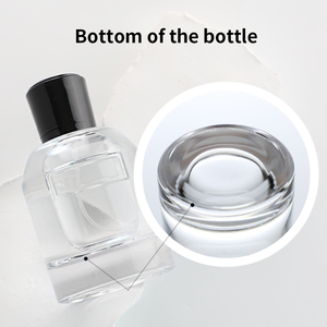 Botella de Perfume de Vidrio Transparente Recargable de Lujo Eric de 90 ml con Caja Personalizada - Product Image 4