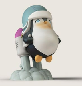 Figura de Vinilo de Dibujos Animados con Gorro de Invierno, Venta Directa de Fábrica, Figuras Coleccionables de Arte en Vinilo - Product Image 2