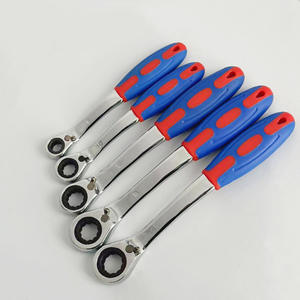 Clé à cliquet double usage en gros avec poignée en plastique, outils de quincaillerie ménagers multi-tailles - Product Image 1