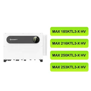 Growatt üç fazlı MAX 185-253KTL3-X HV akıllı dize programı ölçekli PV invertör