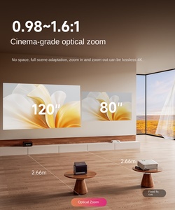Proyector Láser <span class=keywords><strong>3D</strong></span> 4K Dangbei S7 Ultra Max, <span class=keywords><strong>5800</strong></span> Lúmenes CVIA, Motor ELRS, Contraste 8000:1, para Cine en Casa, DLP, Altavoces Integrados - Product Image 3