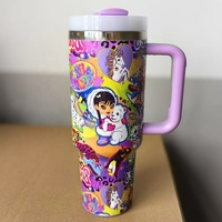 Tasse de voyage isotherme à double paroi personnalisée H2.0 Adventure, en acier inoxydable, 30 oz et 40 oz, avec poignée