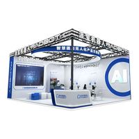 Diseño y Construcción de Stand de Exhibición Ecológico con Estructura de Madera y Letras Iluminadas con LED