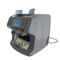 UV/MG/RGB/IR IMG Détection multi-devises Valeur mixte 2 poches Compteuse de billets Comptage de billets Compteur d'argent Compteur de billets Compteurs de billets