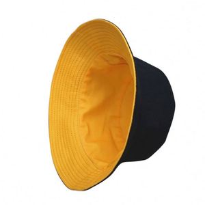 Wholesale Outdoor <b>Flat</b> Top Wide Brim Summer Cap Custom Embroidery Logo Bucket <b>Hat</b> - Product Image 2