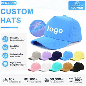Gorra <span class=keywords><strong>de</strong></span> Béisbol Tipo Trucker Perforada con Agujeros Cortados a Láser para Correr Impermeable con Logo Personalizado en Blanco para <span class=keywords><strong>Hombre</strong></span> <span class=keywords><strong>de</strong></span> Golf y Deportiva <span class=keywords><strong>de</strong></span> Alto Rendimiento - Product Image 1