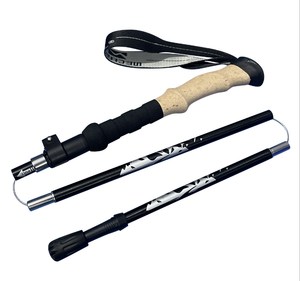 Fabrika Çıkışı 2022 Karbon Katlanabilir Alüminyum Kar Bastonu Dağcılık Bastonu Yürüyüş <span class=keywords><strong>Nordic</strong></span> <span class=keywords><strong>Walking</strong></span> Bastonları Trekking Çubukları - Product Image 2