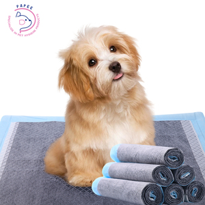 Venta al por mayor de fábrica Almohadillas desodorizadas para orinar de cachorros Carbón de bambú Desechables Almohadillas para orinar amigables con la piel para perros Entrenamiento de mascotas - Product Image 1