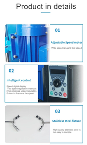 Veidt Lab 30L Mixer High <b>Speed</b> 360 Rotating <b>Square</b> Tube Dispenser Frequency Control Cosmetics Chemicals - Product Image 4