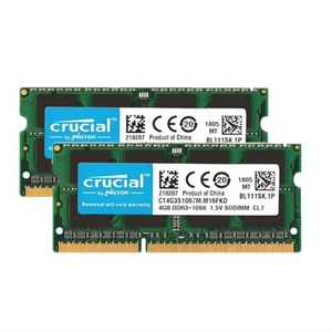 Memoria <span class=keywords><strong>RAM</strong></span> Crucial para Portátil DDR3 DDR3L 4GB 8GB SODIMM 1333 1666Mhz 204 Pines 1.35V/1.5V <span class=keywords><strong>RAM</strong></span> PC3-10600 12800 - Product Image 1