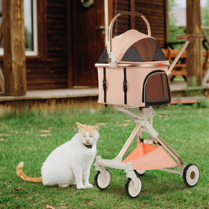 Carrito <span class=keywords><strong>de</strong></span> Transporte <span class=keywords><strong>para</strong></span> <span class=keywords><strong>Perros</strong></span> <span class=keywords><strong>de</strong></span> Aluminio <span class=keywords><strong>de</strong></span> Lujo Personalizado, con Tela <span class=keywords><strong>de</strong></span> Lino, Desmontable, <span class=keywords><strong>para</strong></span> <span class=keywords><strong>Perros</strong></span> Pequeños - Product Image 5