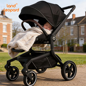 Poussette bébé, landau, transat, <span class=keywords><strong>nacelle</strong></span>, poussette pliable 3-en-1, chariot, polyester et alliage d'aluminium, capacité de charge de 20 kg - Product Image 1