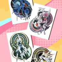 Cartes de jeu de société DW en PVC, imprimées en couleur, avec motifs d'anime dessinés à la main, pour anniversaire, coffret cadeau, famille, elfes, bébés