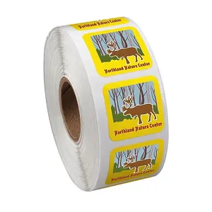 Op Maat Gemaakte Waterdichte En Slijtvaste Sticker Afdrukken Vinyl Glanzend Logo Vinyl Superheld Sticker Print Label Roll