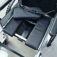 Silla de Ruedas Plegable Portátil Fitin, Ligera, de Aluminio, con Empuje Manual, para Adultos, Discapacitados, Ancianos, Uso Hospitalario y Doméstico, 3 Años de Garantía