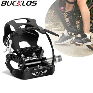 Pedal BUCKLOS para Bicicleta <span class=keywords><strong>de</strong></span> Montaña, Pedal <span class=keywords><strong>de</strong></span> <span class=keywords><strong>Plataforma</strong></span> Autoblocante <span class=keywords><strong>de</strong></span> Doble Función, Pedal Dinámico con Clip Superior para Bicicleta, Compatible con el Sistema SPD - Product Image 1